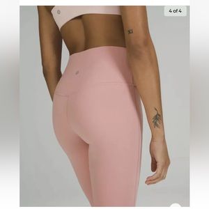 NWT Lululemon Align 25” Pink Puff High Rise Leggings Size 8